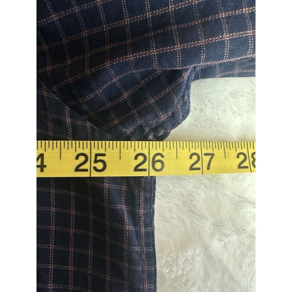 GANT Cambridge Twill Mens XL Blue Check Cotton Button-Down Long Sleeve Shirt - Picture 10 of 12